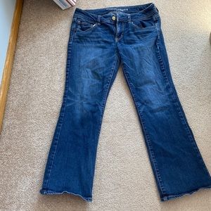 American Eagle bootcut mid-rise jeans
